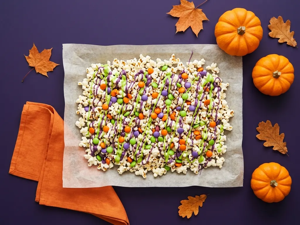 Popcorn de sorcière, image générée par IA