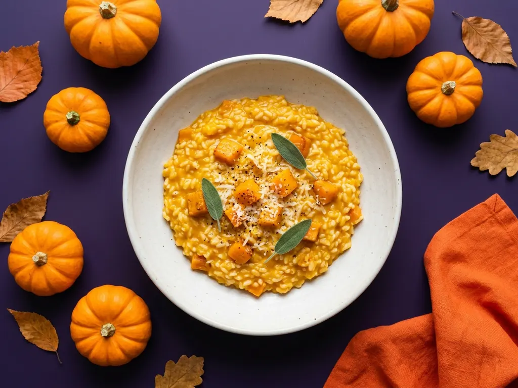 Menu d'Halloween végétarien, image générée par IA