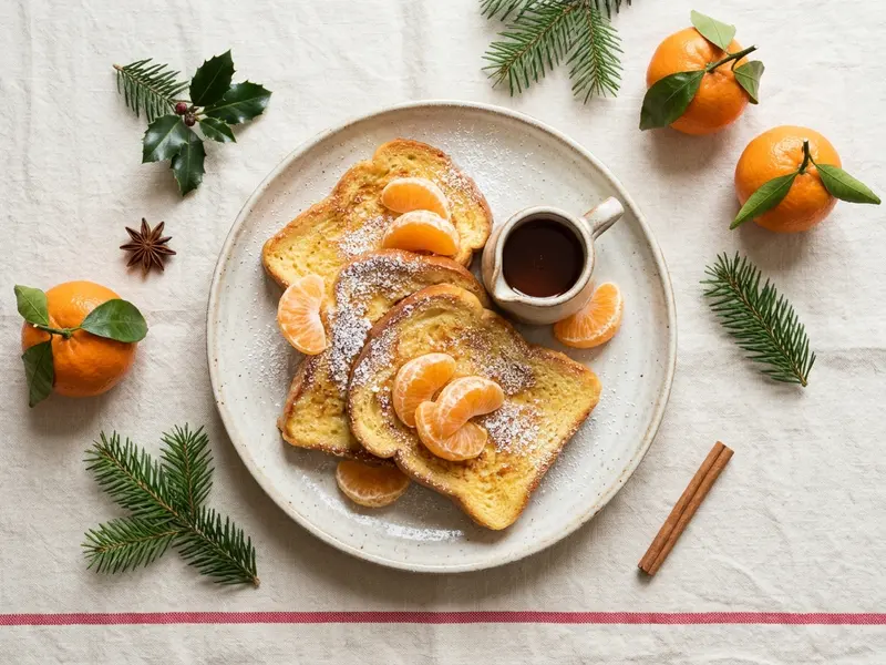 Brioche or panettone French toast