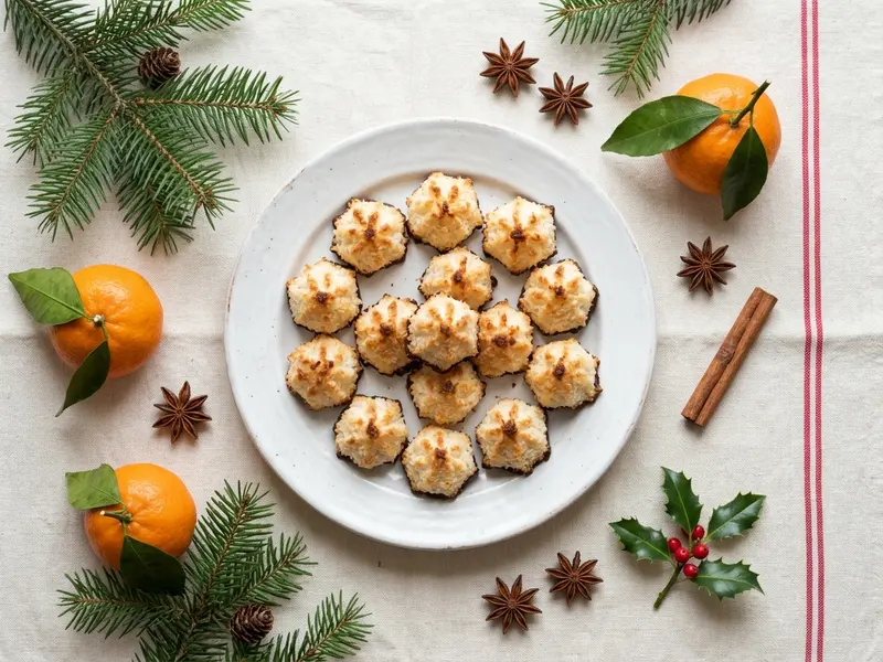 Coconut macaroons (rochers coco)