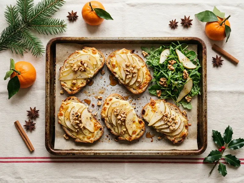 Tartines gratinées aux restes du plateau de fromages