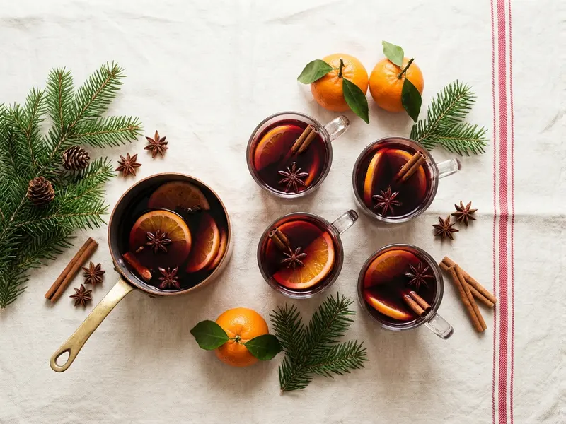 Vin chaud maison aux épices