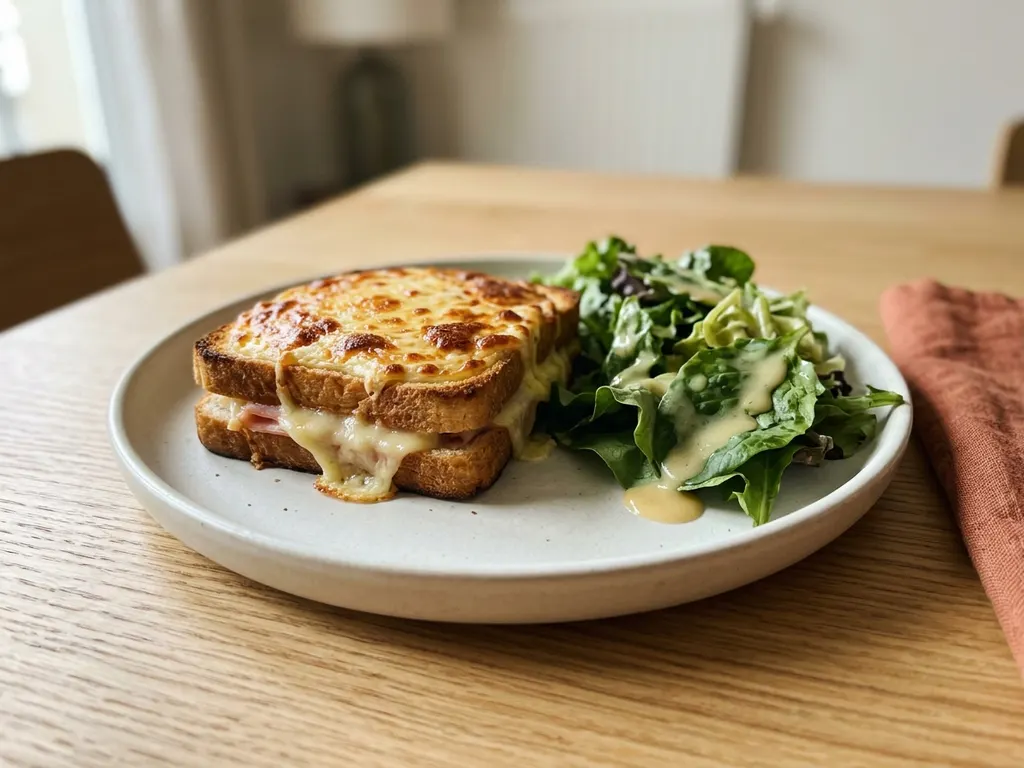Croque-monsieur maison & salade