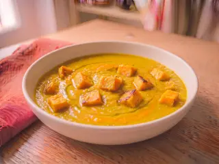 Curry de lentilles corail et patates douces