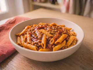 Pâtes bolognaise maison