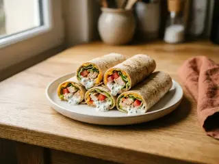 Chicken ranch wraps
