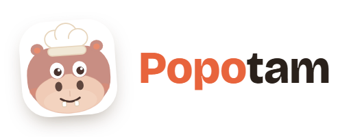 Logo Popotam, pour fond clair