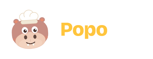 Logo Popotam, pour fond sombre